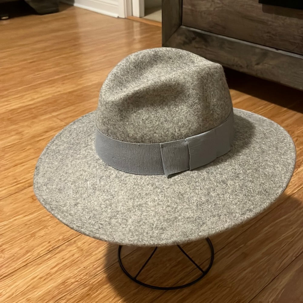 Gray Wool Fedora